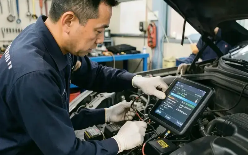 診断作業